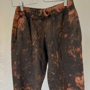 UPCYCLED Acid Wash Black and Copper Hoodie